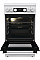 Плита Gorenje комбінована, 70л, 50x60см, IconLed, чавун, з кришкою, білий