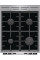 Плита Gorenje комбінована, 70л, 50x60см, дисплей, IconLed, газ на склі, чавун, нерж