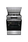 Плита Gorenje комбінована, 71л, 60x60см, дисплей, чавун,з кришкою, програматор IconLed,нерж