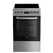 Плита Beko електрична склокерамічна, 55л, 50x60см, дисплей, конвекція, нерж