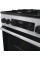 Плита Gorenje комбінована, 62л, 50x60см, дисплей, IconLed, емальовані, титан