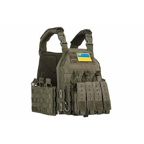 Плитоноска 2Е, Тип 3, Combat, швидке скидання, зелена