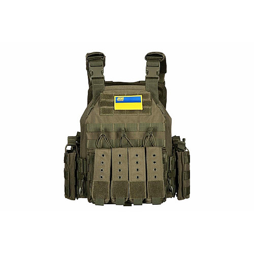 Плитоноска 2Е, Тип 3, Combat, швидке скидання, зелена