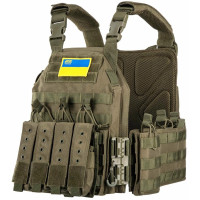 Плитоноска 2Е, Тип 3, Combat, швидке скидання, зелена