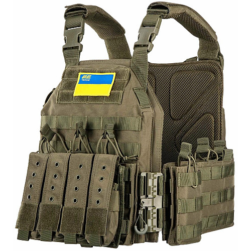Плитоноска 2Е, Тип 3, Combat, швидке скидання, зелена