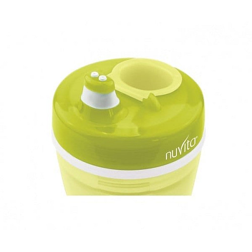 Поїльник Nuvita 200мл, 12міс+, з твердим носиком салатовий