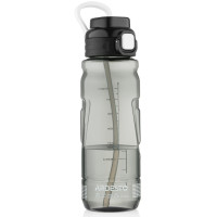 Пляшка для води ARDESTO Sport 1000мл, пластик, чорний