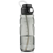 Бутылка для воды ARDESTO Sport 1000мл, пластик, черный