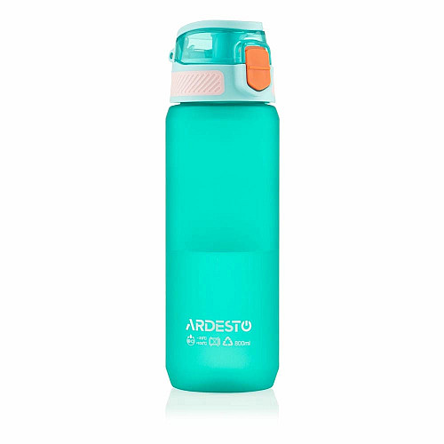 Бутылка для воды ARDESTO Matte 800мл, пластик, голубой