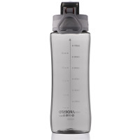 Пляшка для води ARDESTO Purity, 800мл, пластик, сірий