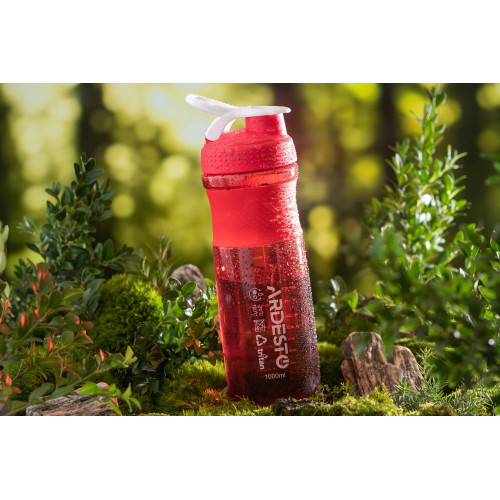 Пляшка для води ARDESTO Smart bottle, 1000мл, тритан, червоний