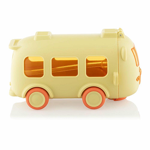 Пляшка для води ARDESTO Bear Bus 500мл, пластик, жовтий