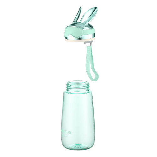 Пляшка для води ARDESTO Bunny 600мл, пластик, зелений