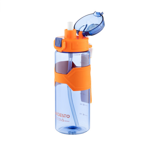 Пляшка для води ARDESTO Fitness 800мл, пластик, синій