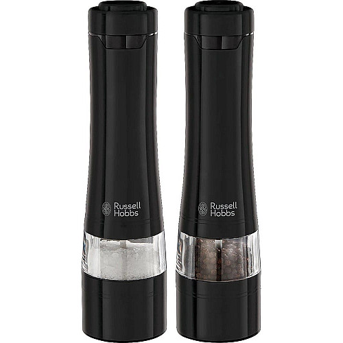 Млини для солі та перцю Russell Hobbs, ААх4, керамічні жорна, чорний
