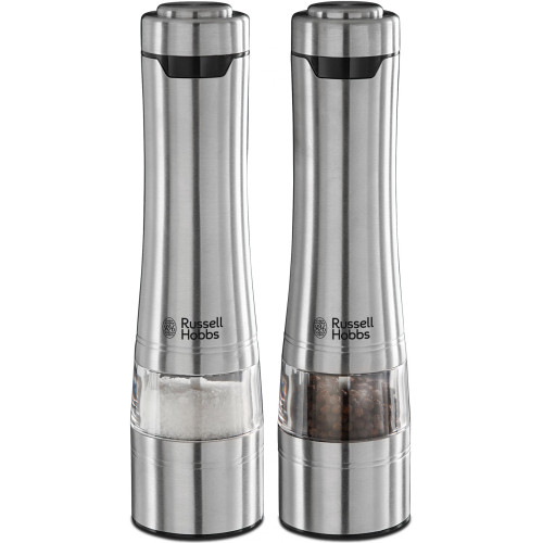 Млини для солі та перцю Russell Hobbs ААх4, керамічні жорна, сталевий