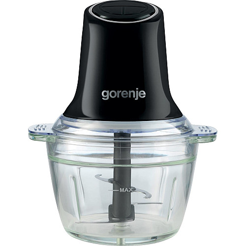 Измельчитель Gorenje, 500Вт, чаша-1000мл, стекло, черный