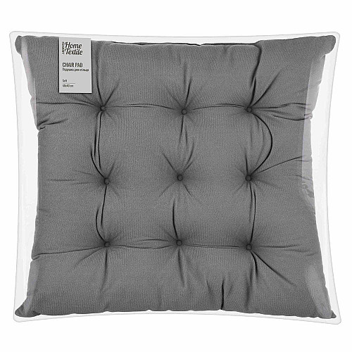 Подушка для стільця ARDESTO Soft 40х40см, 100% поліестер, сірий
