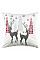 Подушка декор. ARDESTO Christmas Deer 45х45см, 100% поліестер, білий