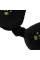 Подушка для шиї ARDESTO Travel Black Cat 30х30см, поліуретанова піна, чорний