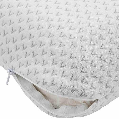 Подушка ортопедическая ARDESTO Sleepwell, 60х40х12см, классическая прямоугольная, пена мемори, белый
