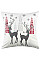 Подушка декор. ARDESTO Christmas Deer 45х45см, 100% поліестер, білий
