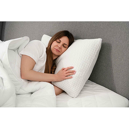 Подушка ортопедическая ARDESTO Sleepwell, 50х70см, прямоугольная, пена мемори, белый