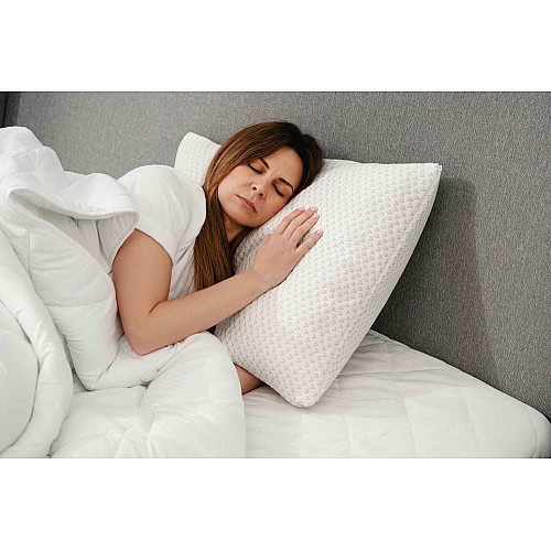 Подушка ортопедическая ARDESTO Sleepwell, 50х70см, прямоугольная, пена мемори, белый