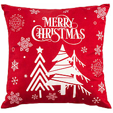 Подушка декор. ARDESTO Christmas 45х45см, 100% поліестер, червоний
