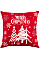 Подушка декор. ARDESTO Christmas 45х45см, 100% поліестер, червоний