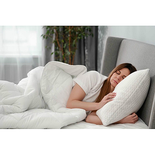 Подушка ортопедическая ARDESTO Sleepwell, 50х70см, прямоугольная, пена мемори, белый