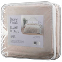 Покривало ARDESTO Delicate 200х220см, 100% поліестер, бежевий