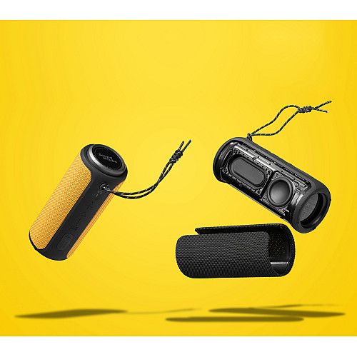 Акустична система 2E SoundXTube Plus TWS, MP3, Wireless, Waterproof Black