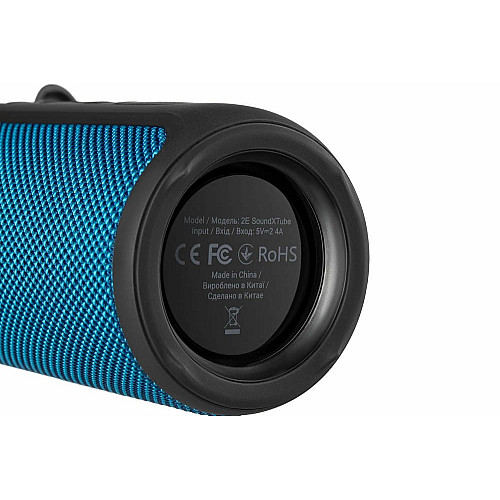 Акустична система 2E SoundXTube TWS, MP3, Wireless, Waterproof Blue