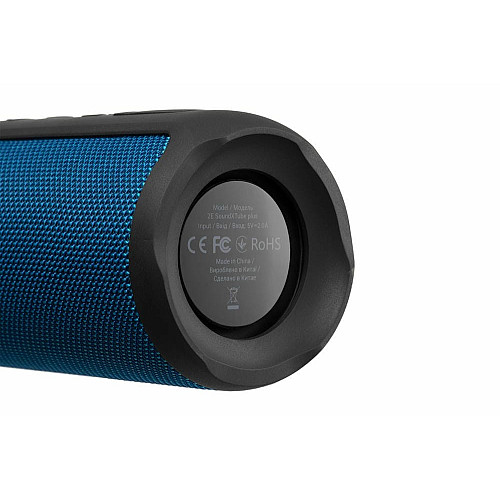 Акустична система 2E SoundXTube Plus TWS, MP3, Wireless, Waterproof Blue