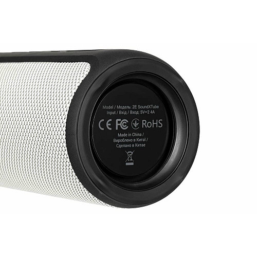 Акустична система 2E SoundXTube TWS, MP3, Wireless, Waterproof Grey