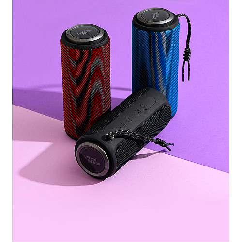 Акустична система 2E SoundXTube Plus TWS, MP3, Wireless, Waterproof Black
