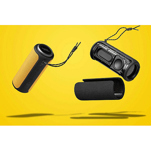 Акустична система 2E SoundXTube TWS, MP3, Wireless, Waterproof Yellow