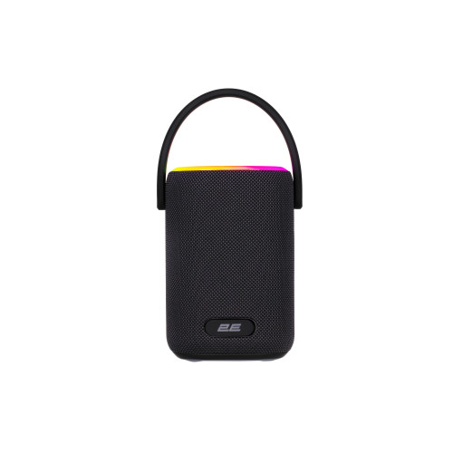 Портативна акустична система 2E SoundXDrum 50Вт, BT 5.3, TWS, RGB, PowerBank, IPX7, Чорний