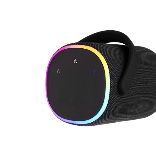 Портативна акустична система 2E SoundXDrum 50Вт, BT 5.3, TWS, RGB, PowerBank, IPX7, Чорний