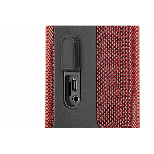 Акустична система 2E SoundXTube TWS, MP3, Wireless, Waterproof Red