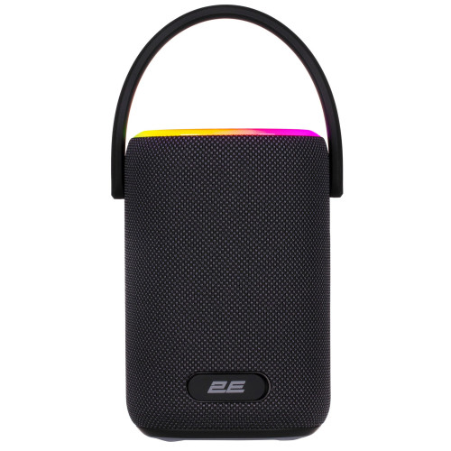 Портативна акустична система 2E SoundXDrum 50Вт, BT 5.3, TWS, RGB, PowerBank, IPX7, Чорний