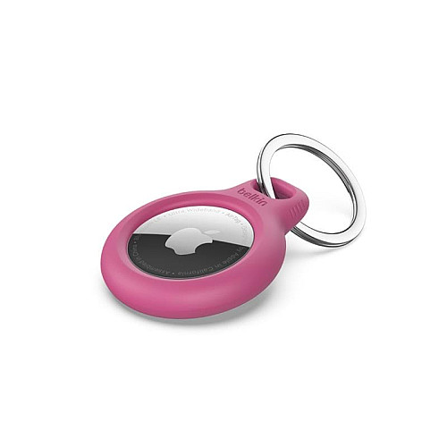 Держатель Belkin Secure Holder with Key Ring AirTag, розовый