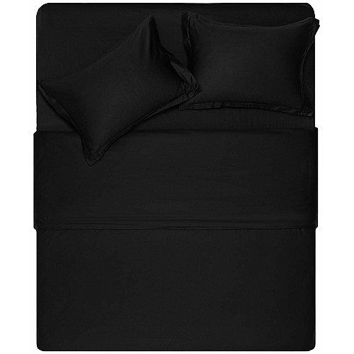 Підковдра ARDESTO Mix&Match Premium, 200х220см, 100% бавовна, сатин, чорний
