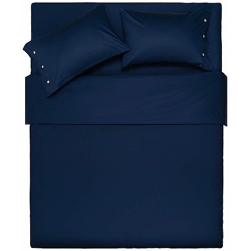 Простирадло на резинці ARDESTO Mix&Match, 180x200+30см, 100% бавовна, сатин, синій