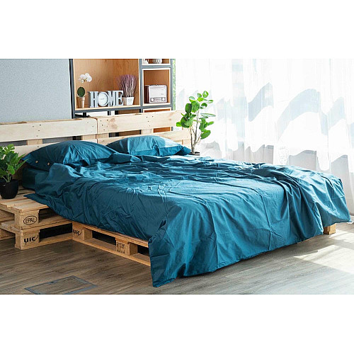 Підковдра ARDESTO Mix&Match, 160х220см, 100% бавовна, сатин, синій