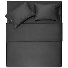 Підковдра ARDESTO Mix&Match Premium, 160х220см, 100% бавовна, сатин, сірий