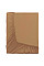 Простыня на резинке ARDESTO Mix&Match, 180x200+30см, 100% хлопок, сатин, коричневый