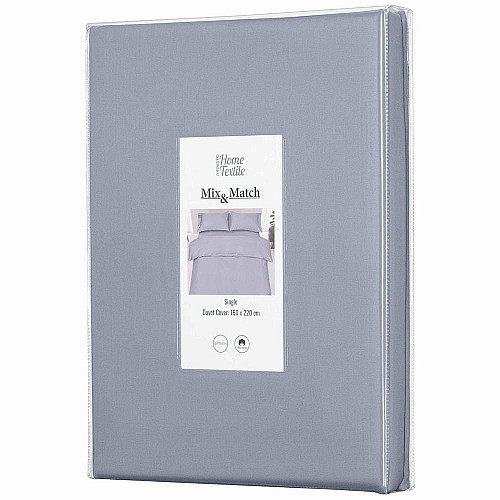Підковдра ARDESTO Mix&Match, 160х220см, 100% бавовна, сатин, сірий