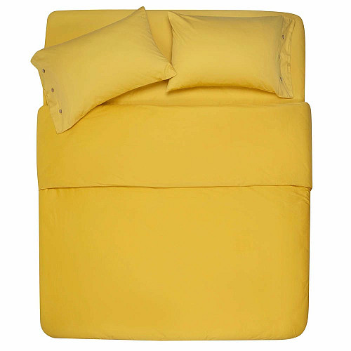 Простирадло ARDESTO Mix&Match, 240x260см, 100% бавовна, сатин, жовтий